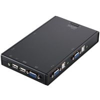 ELECOM パソコン切換器/USB接続/KVM/BOX型/4ポート (KVM-BU4)画像