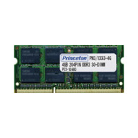 PRINCETON PDN3/1333-2GX2 DDR3-1333 PC3-10600 204pin SODIMM 4GB(2GBx2枚組) (PDN3/1333-2GX2)画像