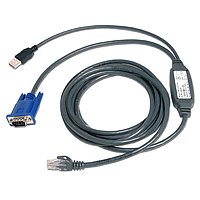 Avocent USB CAT5 統合アクセスケーブル (3m) (USBIAC-10)画像