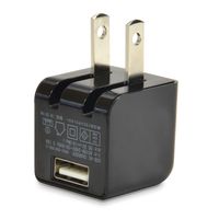 日本トラストテクノロジー USB充電器 cube mini 110 ブラック CUBEAC110BK (CUBEAC110BK)画像