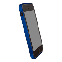 パワーサポート フラットバンパーセット for iPhone5s/5(メタリックブルー) (PJK-43)画像