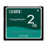 I.O DATA CF70-iV2G 工業用 コンパクトフラッシュ 2GB (CF70-IV2G)画像