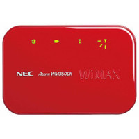 NEC AtermWM3500R(AT)R モバイルWiMAXルータ レッド PA-WM3500R(AT)R (PA-WM3500R(AT)R)画像