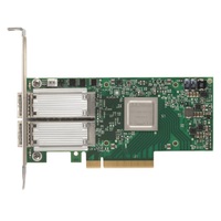 Mellanox ConnectX-4 VPI adapter card, FDR IB (56Gb/s) and 40/56GbE, dual-port QSFP28, PCIe3.0 x8, tall bracket, ROHS R6 (MCX454A-FCAT)画像
