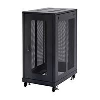 サンワサプライ 19インチサーバーラック メッシュパネル仕様(24U) CP-SV2490MBK (CP-SV2490MBK)画像