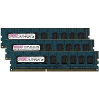 センチュリーマイクロ PC3-10600/DDR3-1333 24GBキット(8GB 3枚組み) 240pin unbuffered DIMM ECC付 日本製 (CK8GX3-D3UE1333)画像