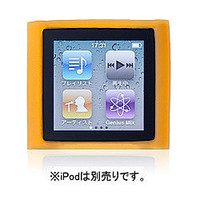 Simplism Silicone Case Set for iPod nano (6th) Orange TR-SCSNN6-OR (TR-SCSNN6-OR)画像
