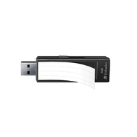 三菱化学メディア USBフラッシュメモリ4GB/黒色 インデックスラベル付き USBF4GVZ1 (USBF4GVZ1)画像