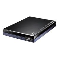 I.O DATA Wii U対応ポータブルハードディスク(Y字USBケーブル付き) ブラック (HDPC-UT500YKB)画像