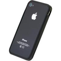パワーサポート フラットバンパーセット for iPhone4S/4(ブラック) (PHC-62)画像