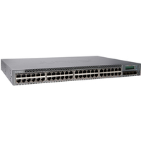 Juniper NETWORKS EX3300, 48-port 10/100/1000BaseT with 4 SFP+ 1/10G uplink ports (optics not included), back-to-front cooling（初年度基本サービス含む） (EX3300-48T-BF-P)画像