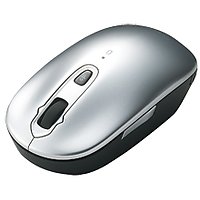 【キャンペーンモデル】4ボタン Bluetooth(R)レーザーマウス(シルバー) 10個セット