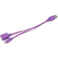 ダイヤテック maluu Hula Cherry Cable [Purple] MHCC-MCB14PU (MHCC-MCB14PU)画像