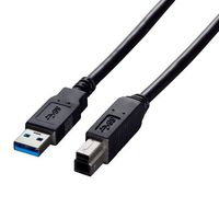 バッファローコクヨサプライ USB3.0ケーブル A to Bタイプ 1m ブラック BSUAB310BK (BSUAB310BK)画像