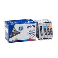 EPSON IC4CL22 インクカートリッジ4色パック (IC4CL22)画像