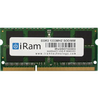 iRam Technology IR4GSO1333D3 4GB PC3-10600 SO-DIMM 204pin (IR4GSO1333D3)画像