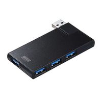 サンワサプライ USB3.0 4ポートハブ USB-3HSC1BK (USB-3HSC1BK)画像
