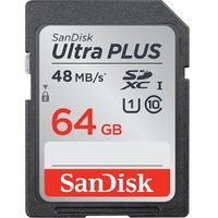 サンディスク ウルトラ プラス SDXC UHS-I カード 64GB SDSDUM-064G-J01 (SDSDUM-064G-J01)画像
