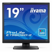 IIYAMA 19インチスクエアTFTモニタ E1980SD-B2(1280×1024/D-Sub15Pin/HDCP対応DVI/スピーカー/ブラック) (E1980SD-B2)画像