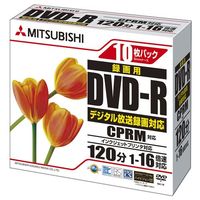 地デジ録画用DVD-R 16倍速書込 1枚ケース10P VHR12JPP10画像