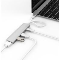 act2 HYPER++ USB Type-C ハブ with 4K HDMI – シルバー GN22B-SILVER (GN22B-SILVER)画像