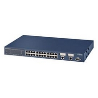 NETGEAR FSM726SJP 24ポート 10/100Mbps Managed Stackable Switch with 2 Gigabit Ports (FSM726SJP)画像