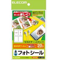 ELECOM EDT-PS4 フォトシール(4面) (EDT-PS4)画像