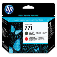 Hewlett-Packard HP771 プリントヘッド マットブラック/クロムレッド CE017A (CE017A)画像