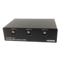 ランサーリンク 4K2K対応1入力4出力HDMI分配器 HD-14V4KC (HD-14V4KC)画像