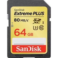 サンディスク エクストリーム プラス SDXC UHS-I 64GB SDSDXS-064G-JU3 (SDSDXS-064G-JU3)画像