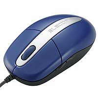 ELECOM 【キャンペーンモデル】USB 5ボタン搭載光学式マウス/スタンダードサイズ(ブルー) 10個セット (M-M6URBU/10)画像
