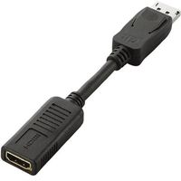 ELECOM DisplayPort-HDMI変換アダプタ/ディスプレイポートオス-HDMIメス (AD-DPHBK)画像