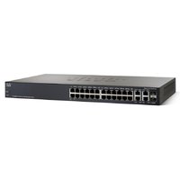CISCO SF300-24 24-port 10/100 Managed Switch with Gigabit Uplinks (SRW224G4-K9-JP)画像