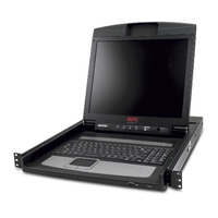 APC APC 17″ Rack LCD Console – English (US) 5年保証 (AP57175W)画像