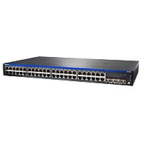 Juniper NETWORKS EX2200, 48-port 10/100/1000BaseT (48-ports PoE) with 4 SFP uplink ports (optics not included)（初年度基本サービス含む） (EX2200-48P-P)画像