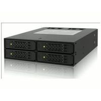 CREMAX 5.25″ベイ1段に4台の2.5”SATA or SAS HDDを搭載可能Serial ATA対応バックプレーン・モジュール黒 (MB994SP-4S)画像