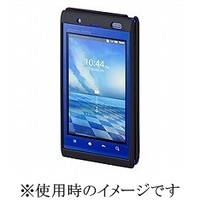 サンワサプライ ラバーコーティングハードケース(AQUOS PHONE IS11SH用)ブラック (PDA-IS5BK)画像
