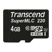Transcend 産業用microSDカード USD220Iシリーズ SLC mode 4GB (TS4GUSD220I)画像