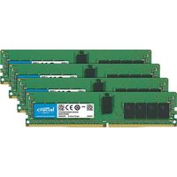 crucial 64GB Kit (16GBx4) DDR4 2400 MT/s (PC4-2400) CL17 DR x8 ECC Registered DIMM 288pin (CT4K16G4RFD824A)画像
