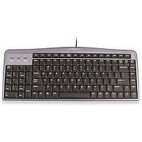 Evoluent Mouse-Friendly Keyboard Silver Black (KB1-SB)画像