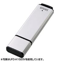 サンワサプライ USB2.0 メモリ 16GB シルバー UFD-A16G2SVK (UFD-A16G2SVK)画像