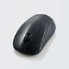 ELECOM マウス/Bluetooth/IR LED/3ボタン/Mサイズ/抗菌/ブラック (M-BY11BRKBK)