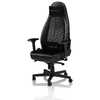 noblechairs noblechairs ICON ホワイトステッチ (NBL-ICN-PU-BPW-SGL)