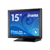 IIYAMA タッチパネル液晶ディスプレイ 15型 / 1024×768 / D-sub、HDMI、DisplayPort / マーベルブラック / スピーカー：あり / XGA / VA / 防塵防滴 / 抵抗膜 (T1531SR-B6)
