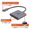 RATOC Systems 【キャンペーンモデル】USB Type-C to デュアルHDMIディスプレイアダプター(PD対応) (RS-UCHD2-PD)