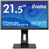 IIYAMA 接続ケーブル全種同梱 21.5型フルHD VAパネル D-Sub/HDMI/DP 昇降機能 画面回転 (XB2283HS-B5)