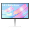 LG 27型 4K(3840×2160) IPS フレームレス ホワイト (27US550-W)