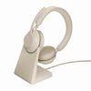 Jabra Evolve2 65 UC Stereo USB-A Stand Beige 26599-989-988 (26599-989-988)