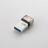 ELECOM USB3.1(Gen1)対応OTGメモリ(シルバー)32GB (MF-SEU3032GSV)