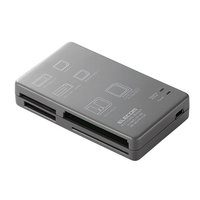 ELECOM MR-A10GY 10+7メディア対応 メモリリーダライタ (グレー) (MR-A10GY)画像
